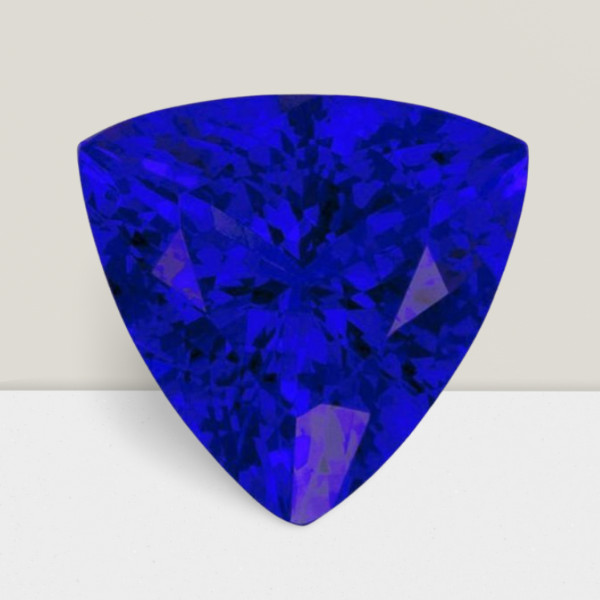 Tanzanite Trillion Cut Gemstone 5.1 Cts – 11 mm AAA+ Loose Gem