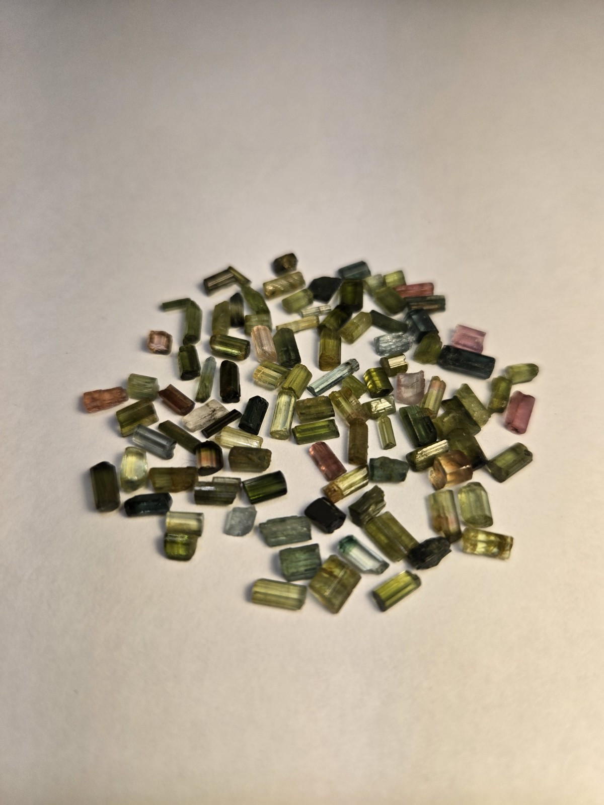 100pcs Top Quality multi color tourmaline Crystals Lot From Afghanistan