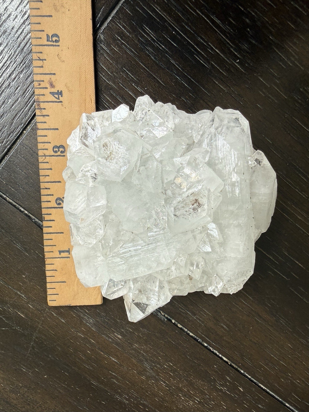 1lb HQ Diamond Apophyllite Cluster w/ 3in DT Double Terminated Point Crystal Gem