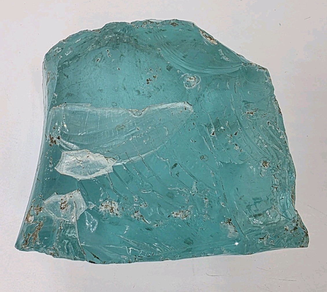 14700 Carat Aqua Blue Andara Obsidian Gemstone Gem Chunk
