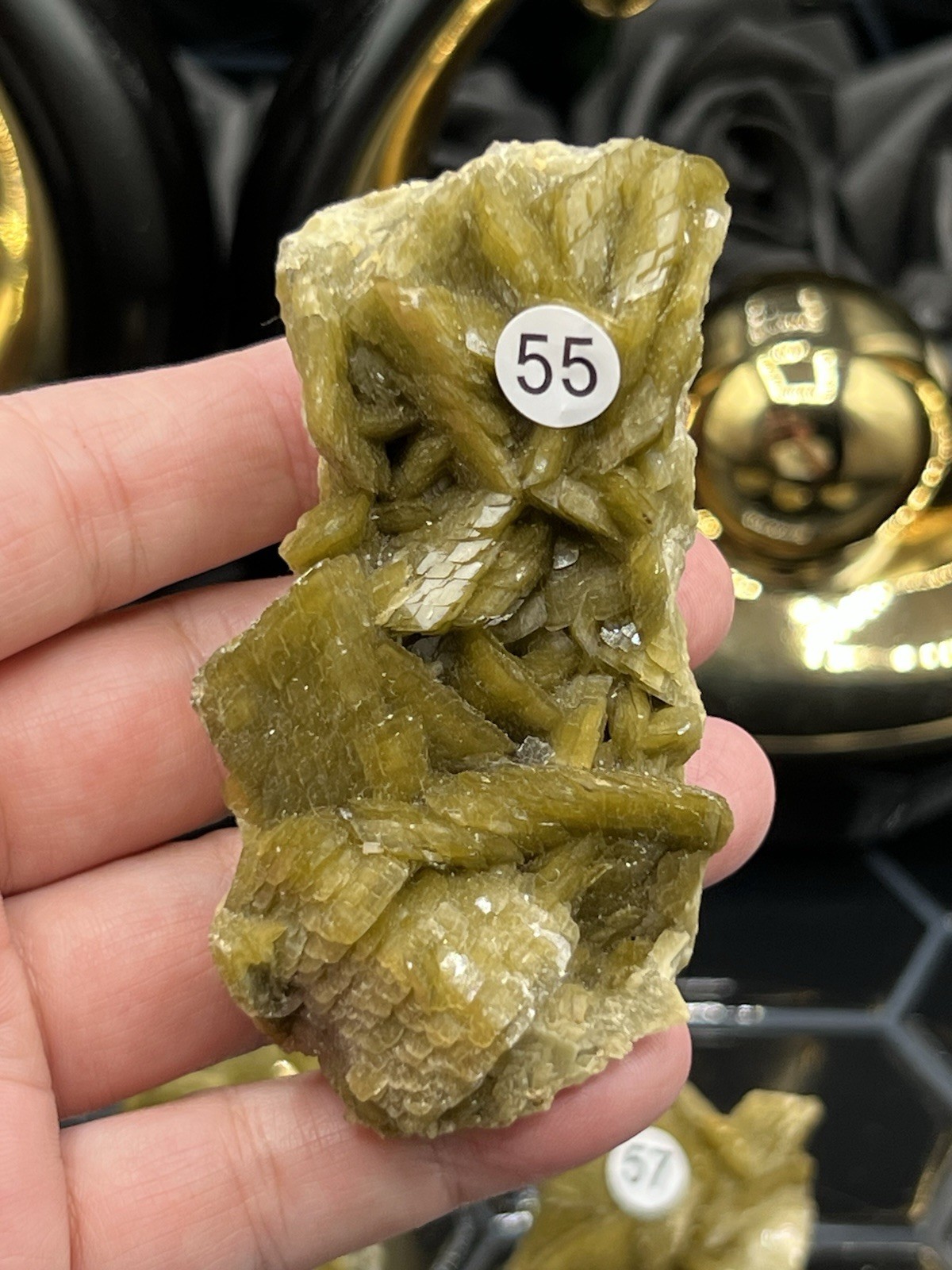 Natural Green Siderite Specimen “Some” quartz & Dolomite Free ship & Gift