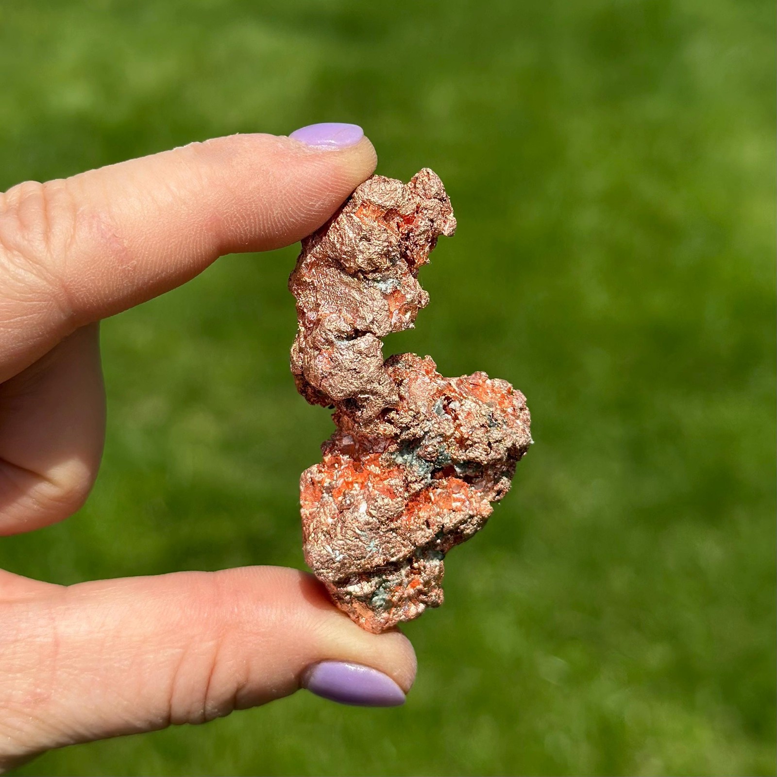 Raw Native Copper from Keweenaw Peninsula, Michigan, USA