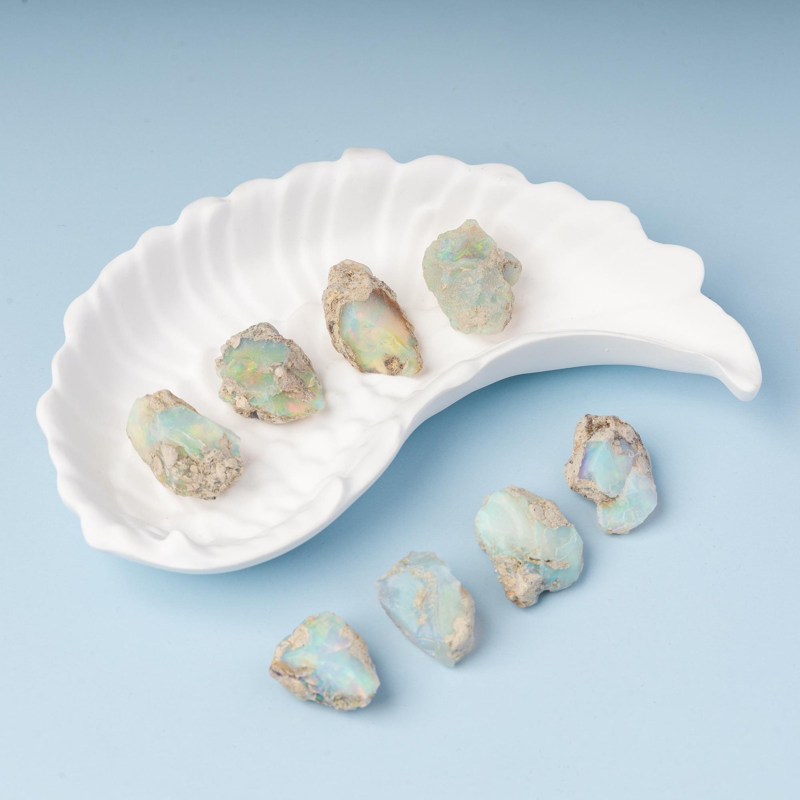 Ethiopian Opal Natural Opal Stone Raw Crystal Specimen Collector Gift