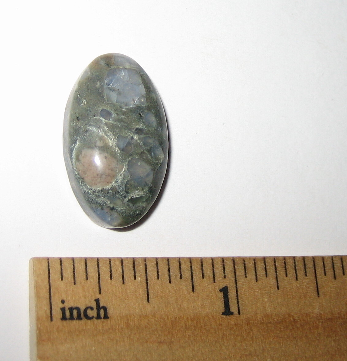 23x13mm HAND POLISHED NATURAL QUE SERA OPAL FELDSPAR OVAL STONE CABOCHON BRAZIL
