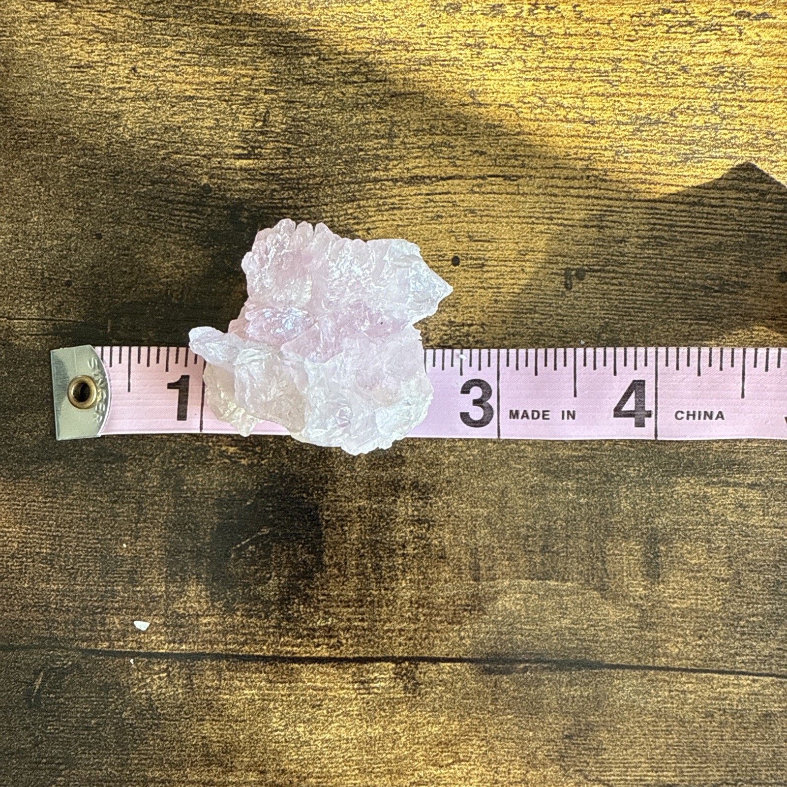 Crystalized Rose Quartz Cluster, Minas Gerais , Brazil, 34+ Grm, Natural, Old In