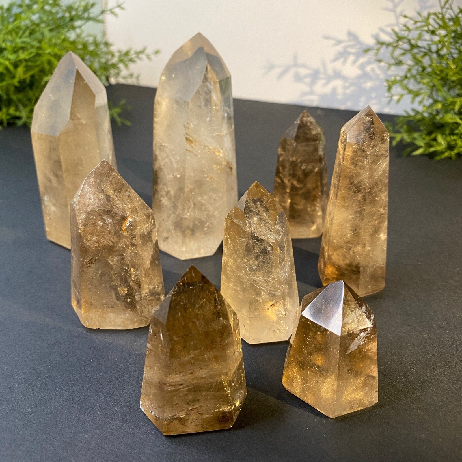 Natural Smoky Quartz Wand Point Crystal – Genuine Healing Crystals from Brazil