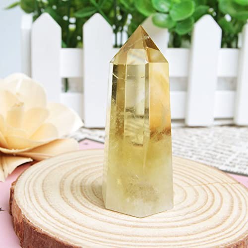 1Pcs 5-6cm Smoky Citrine Quartz Obelisk Crystal Wand Point Healing
