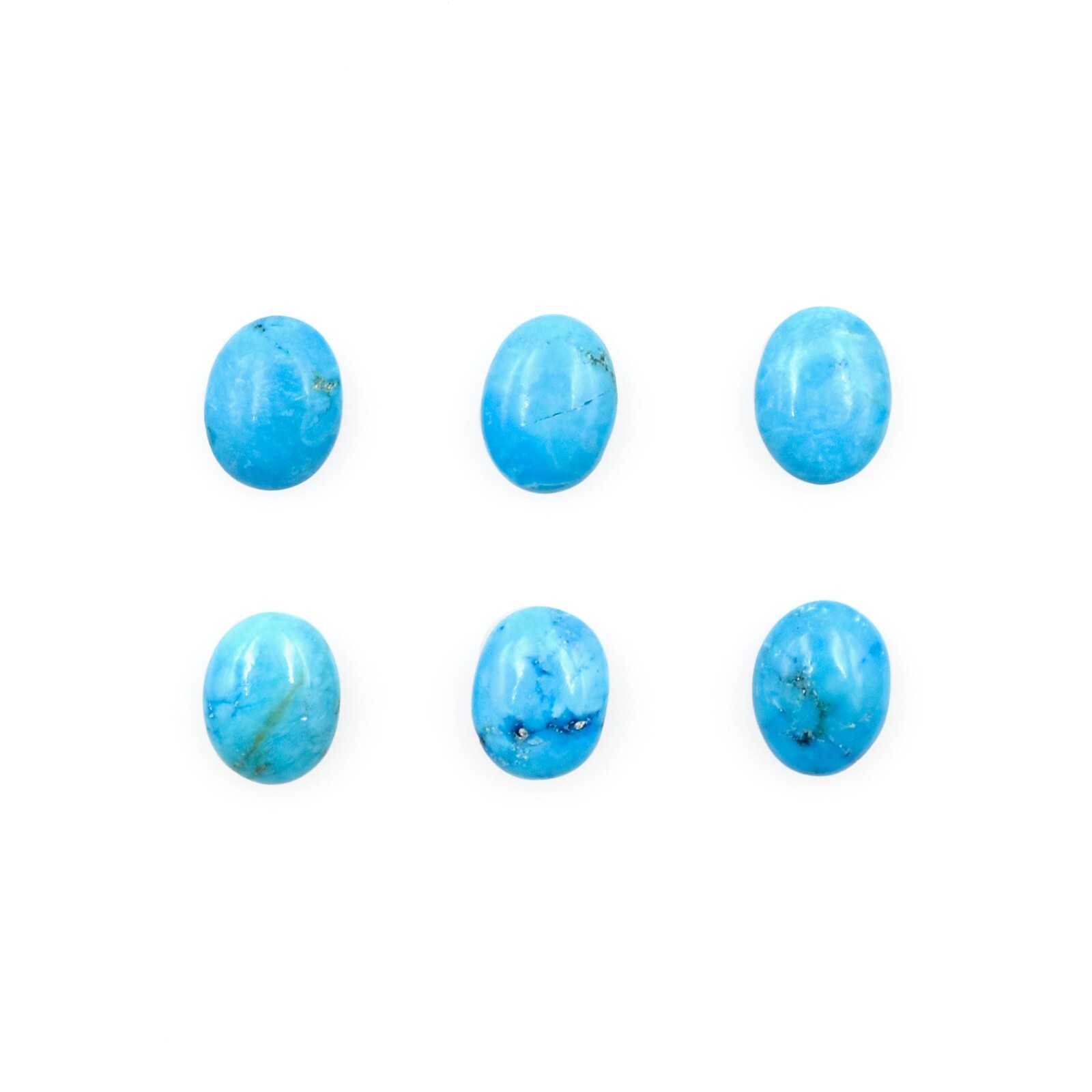 Natural Turquoise Trillion Shape Plain Smooth Loose Gemstone For Jewelry Making