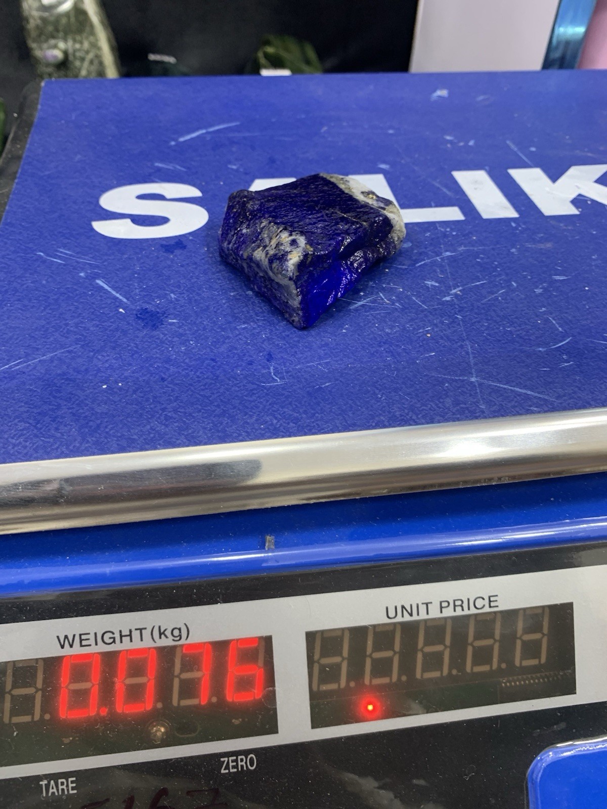 Lapis Lazuli Chakra Raw Mine Stone With Pyrite 76 Grams