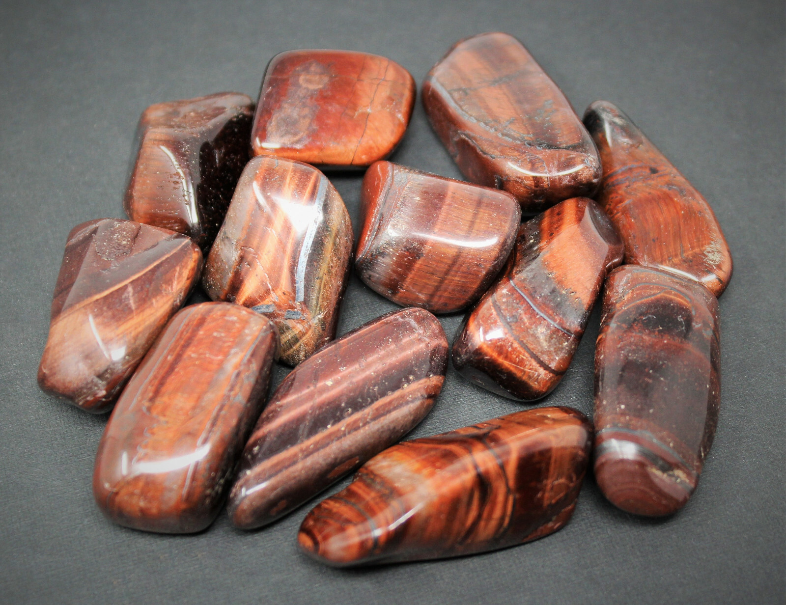 1/4 lb Bulk Lot Red Tiger Eye Tumbled Stones (Tumble Crystal Healing Reiki) 4 oz