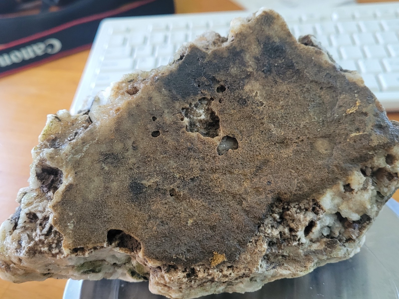 Natural White Quartz & Black Tourmaline Pegmatite Specimen 3 lb 9.5 oz Arkansas