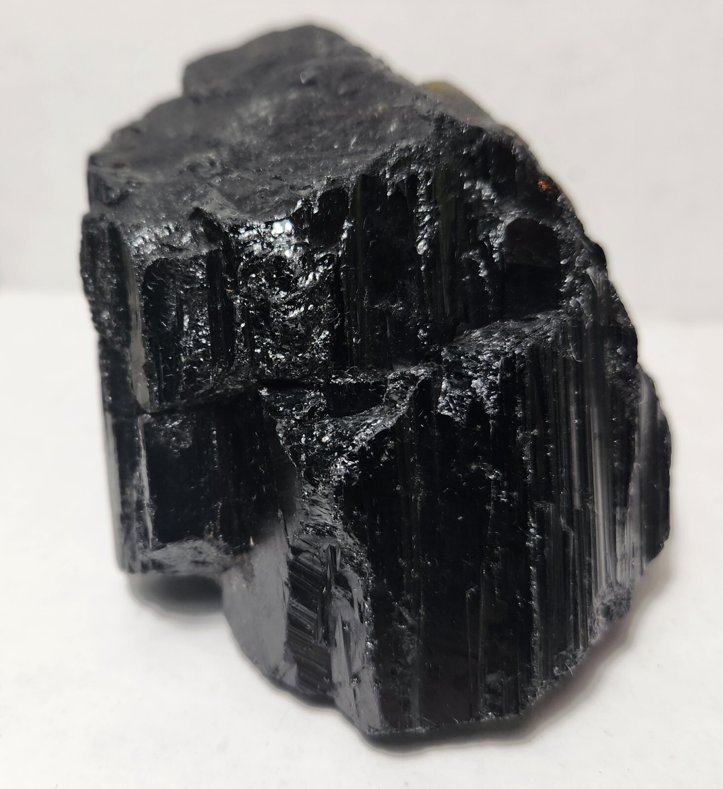 1 Semi-Precious Black Tourmaline Rock (Yin/Yang balance, Home Decor) 1 lb 1 oz