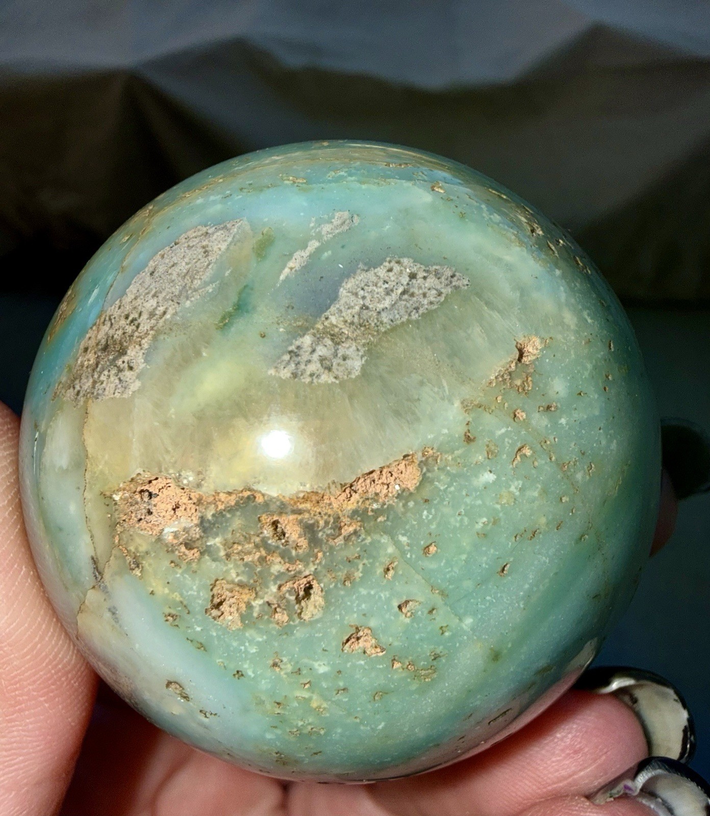 Sky Blue Quartz Sphere
