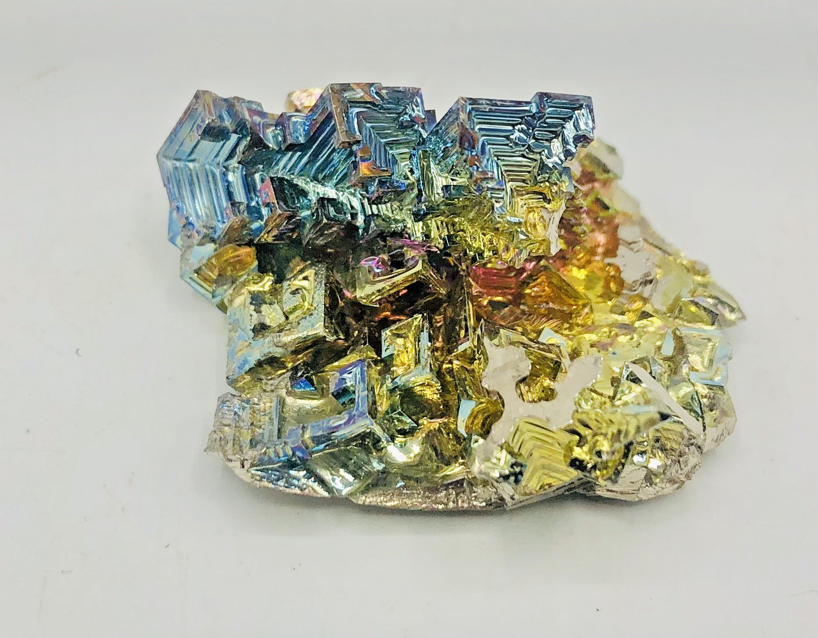 4oz Bismuth Rainbow Crystal Element Bi Gemstone Mineral Specimen West Germany