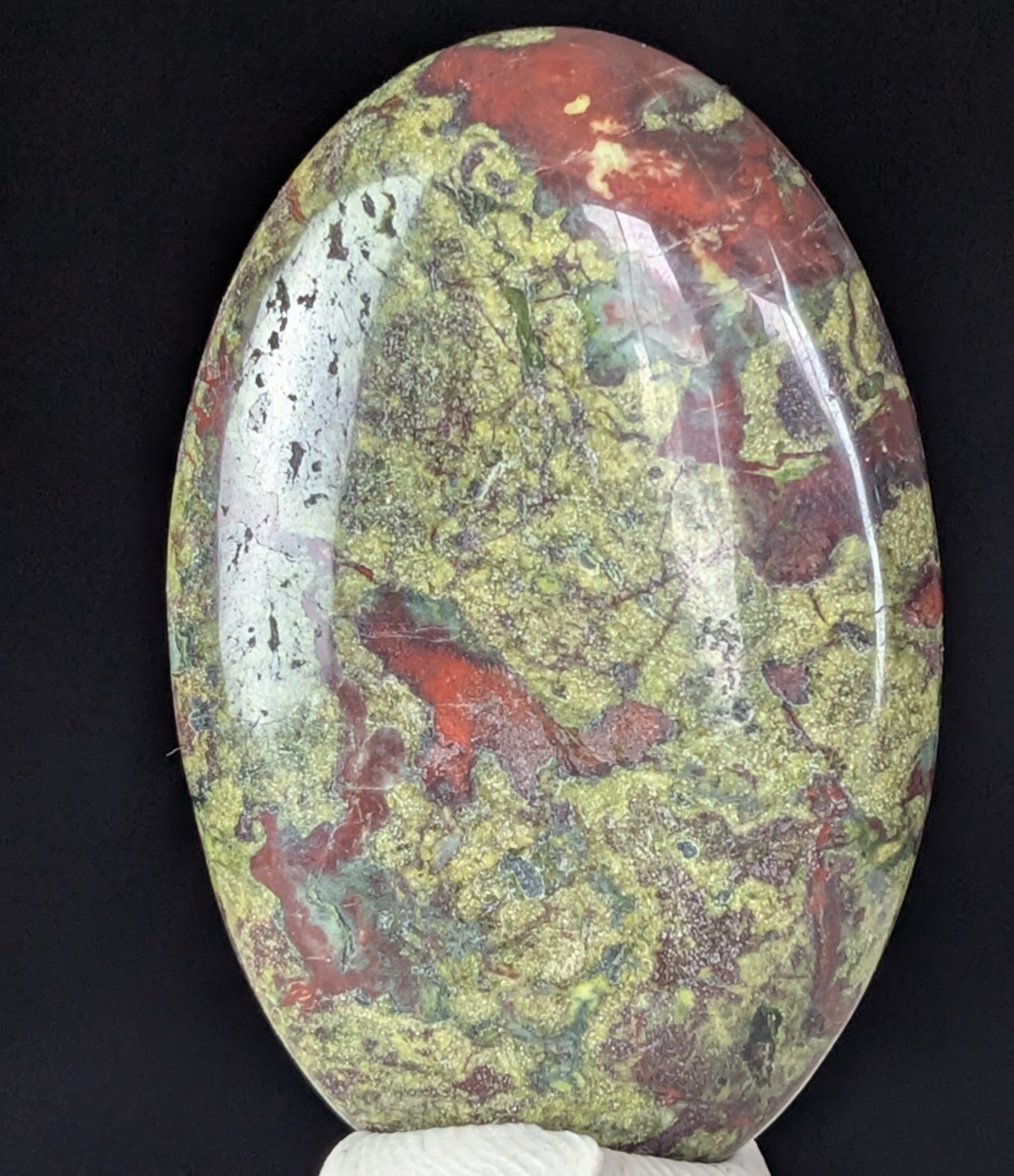 Dragon Blood Palmstone Crystal Gemstone Fidget Worry Stone Chakra Reiki
