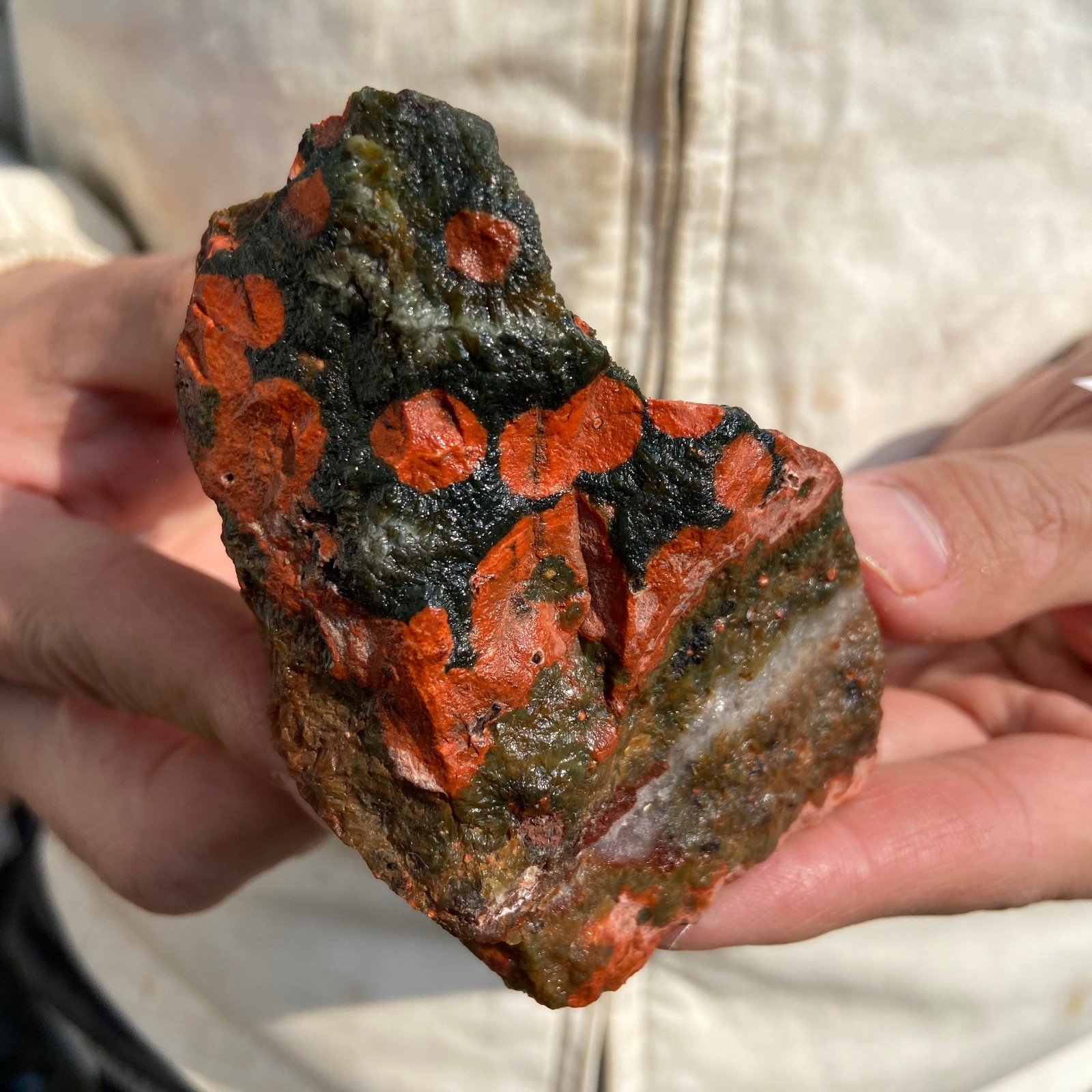 0.5lb Natural colourful ocean jasper raw stone crystal rough mineral specimen