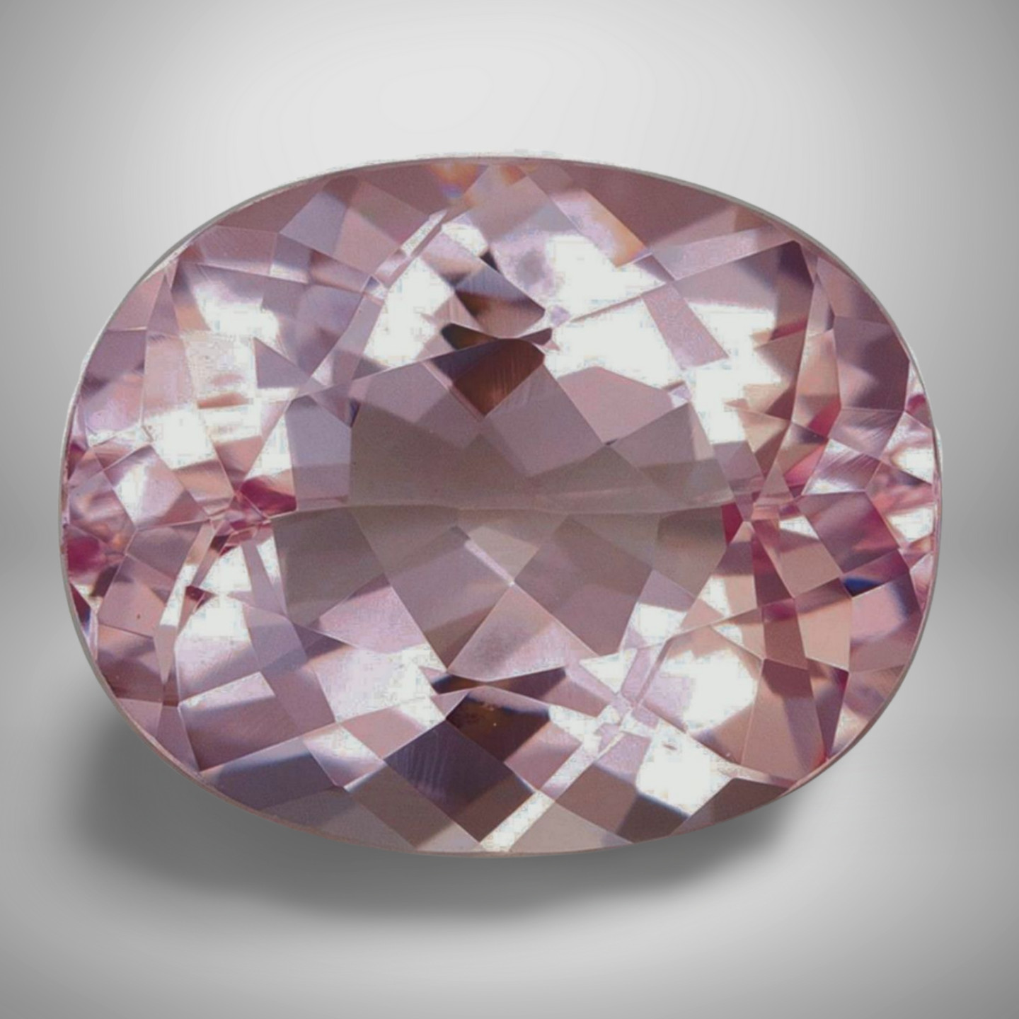 Morganite Oval Cut Gemstone 2 Cts – 10×8 mm AAA+ Loose Gem