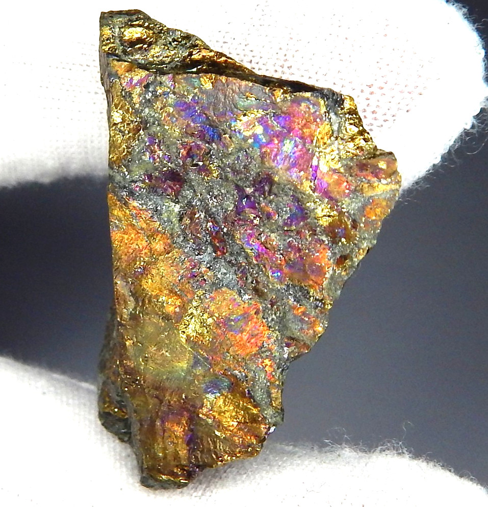 22g Chalcopyrite Peacock Ore Vivid Iridescence Natural Mined Unheated Raw Rough