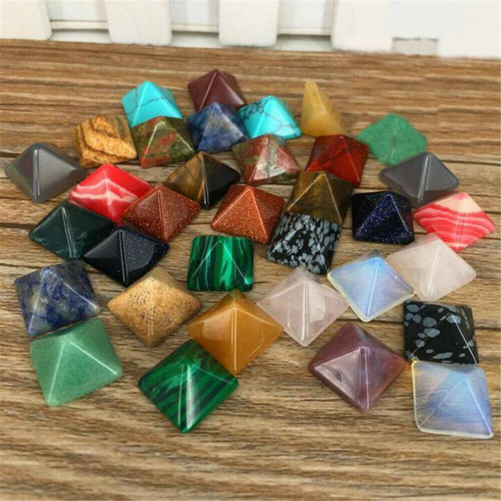 Set of 7 Healing Crystal Natural Gemstone Reiki Chakra Collection Stone Kit