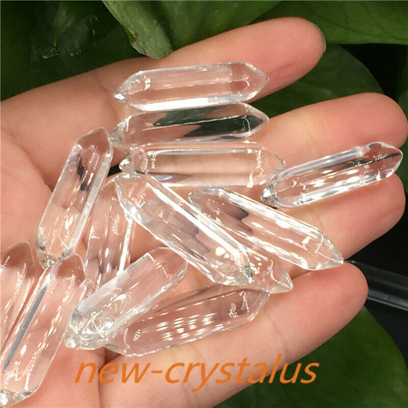 Wholesale! A Lot Natural Obelisk Quartz Crystal Wand Double Point Reiki Healing
