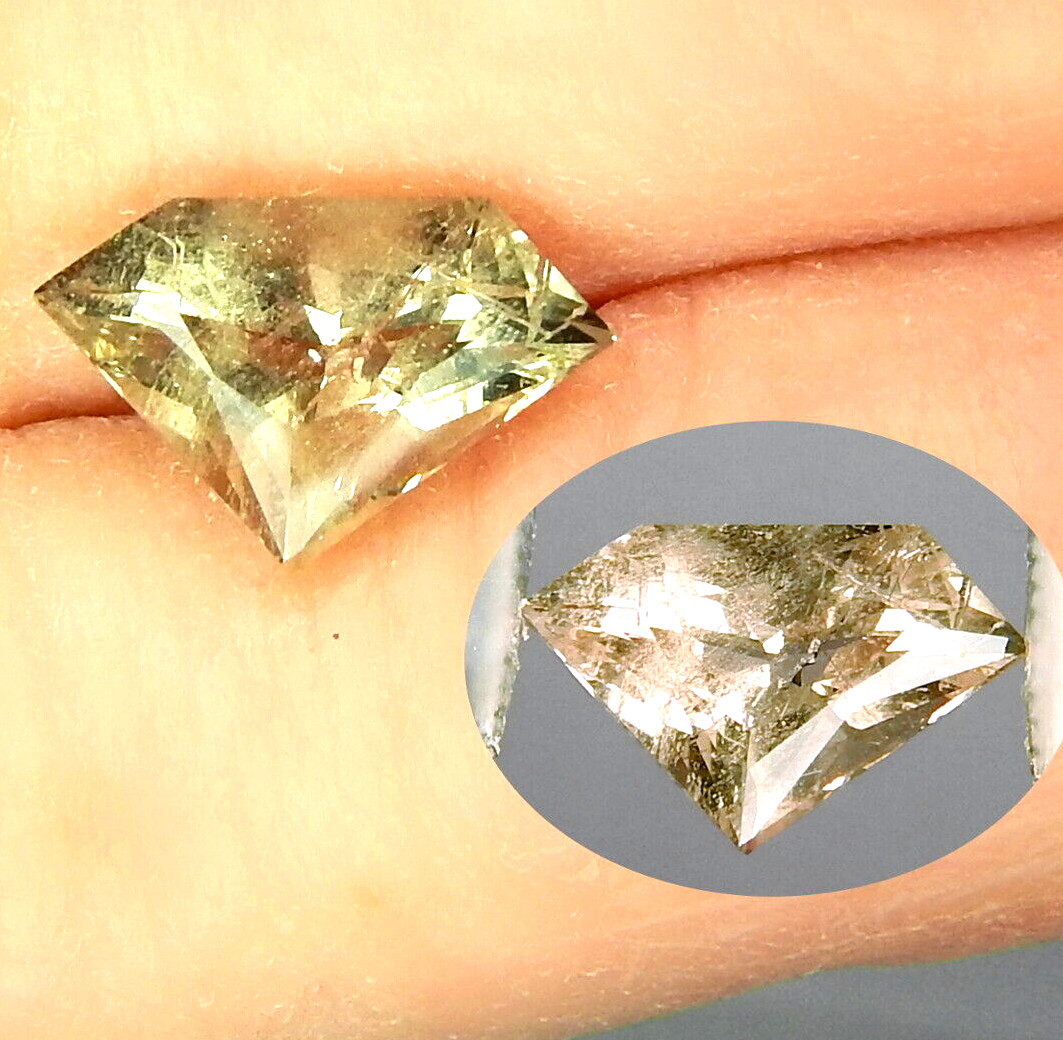 RARE 2.2ct Color Change Petalite Natural Earth Mined Unheated Faceted Burma