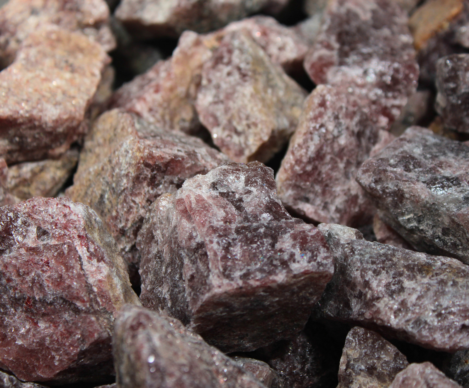 Raspberry “Translucent” Quartz – Rough Rocks for Tumbling – Bulk Wholesale