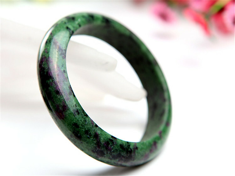 Natural Unakite Crystal Jewelry Gemstone Crystal Fashion Bangle Bracelets 60mm
