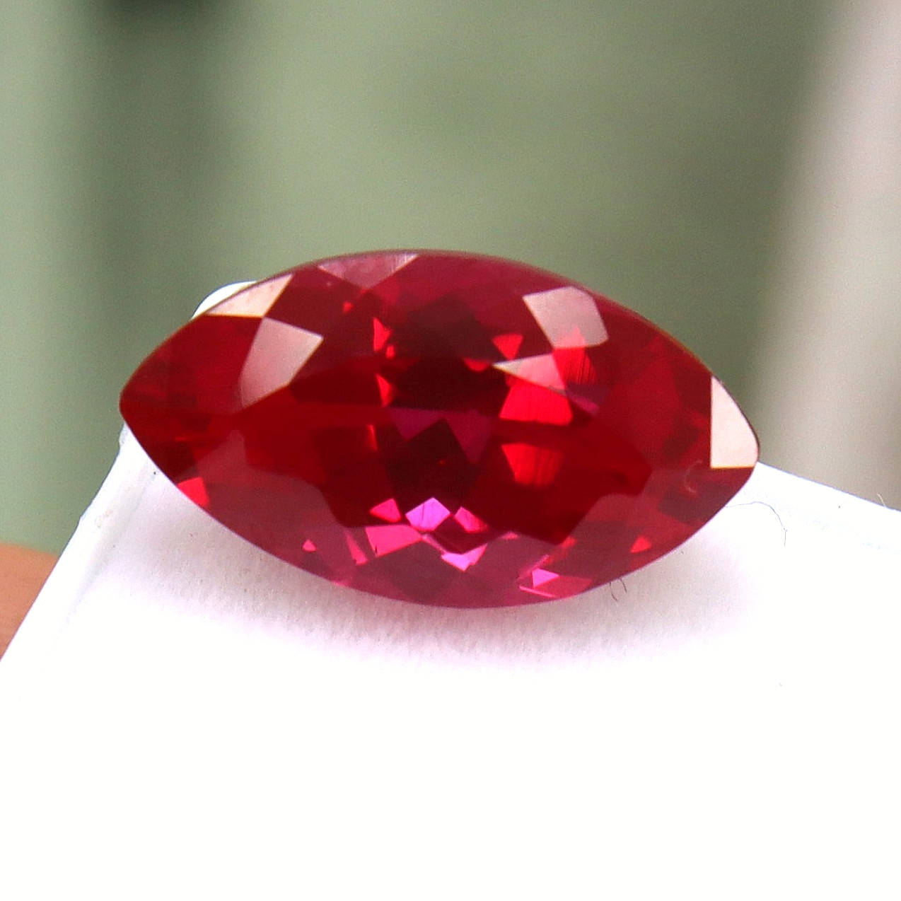 Natural Mozambique Blood Red Ruby Marquise Cut Loose Certified Gemstone 8.70 Ct