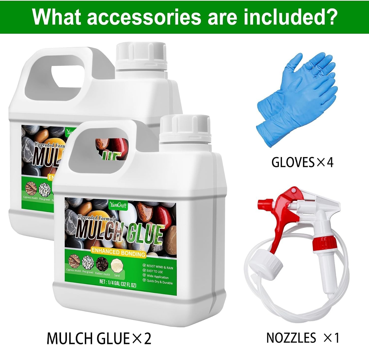 Durable 64oz Mulch Glue – Long-Lasting Bonding Solution for Landscaping Projects