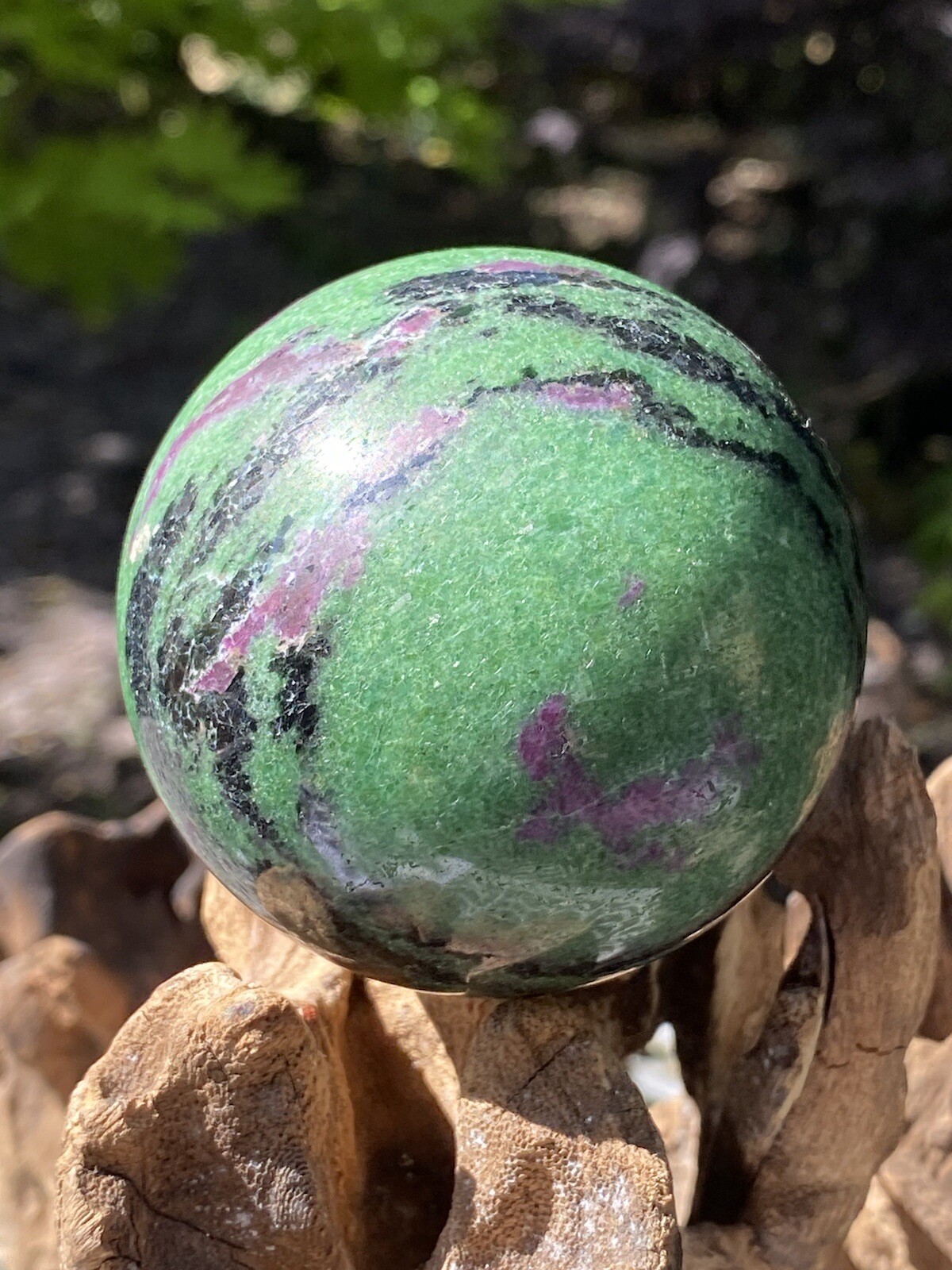 Ruby In Zoisite Ball / Anyolite 513g 9 66mm AAA+