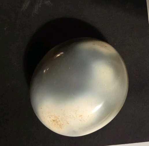 Orca Agate Chalcedony NEW Polished Tumbled Palm Stone Approx. 3×3 Inches Druzy