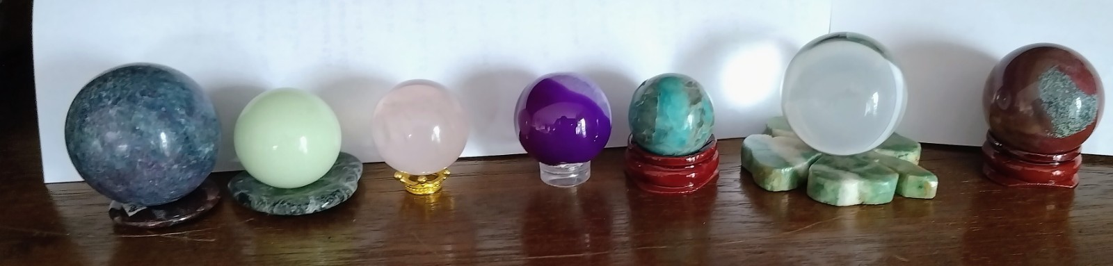Various Crystal Spheres