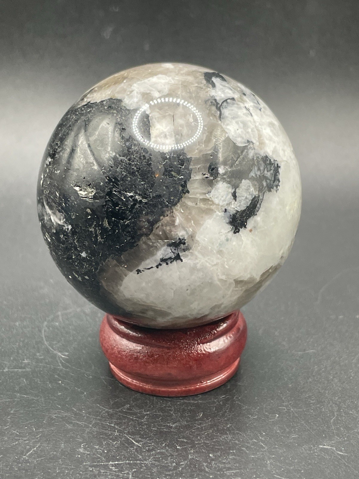 Rainbow Moonstone Sphere 281g