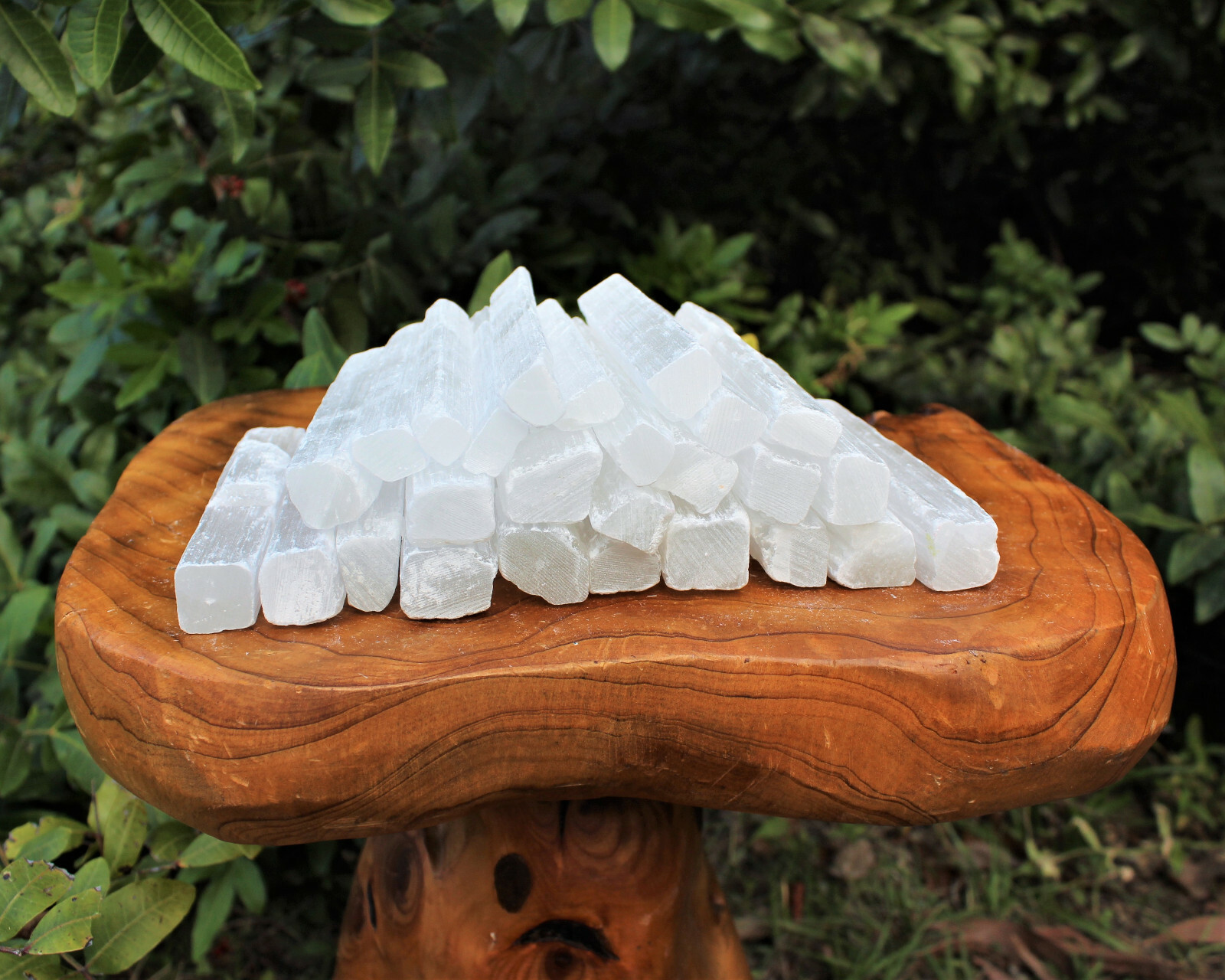 1 x 5″ Selenite Stick Wand Rough Crystal Specimen Selenite Wand Reiki Chakra