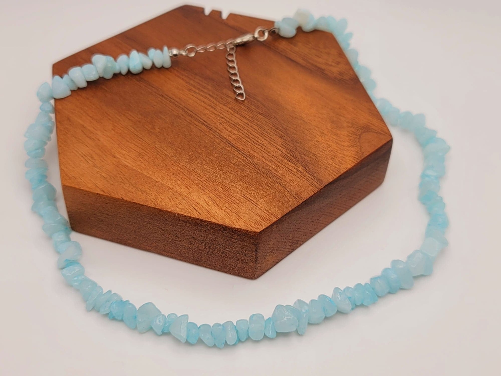 Blue Chalcedony Choker necklace Powerful necklace Healing Energy Crystal