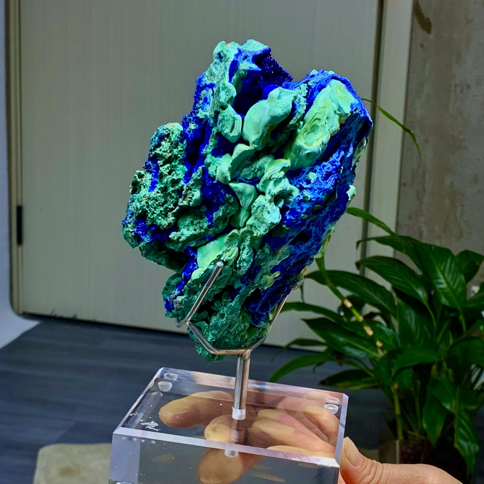 4.71LB Best Natural Azurite/Malachite raw Crystal Mineral Specimen