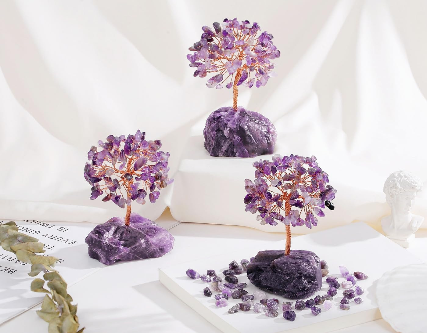 Amethyst Crystal Tree of Life Decor Crystals and Healing Stones | Natural Crysta
