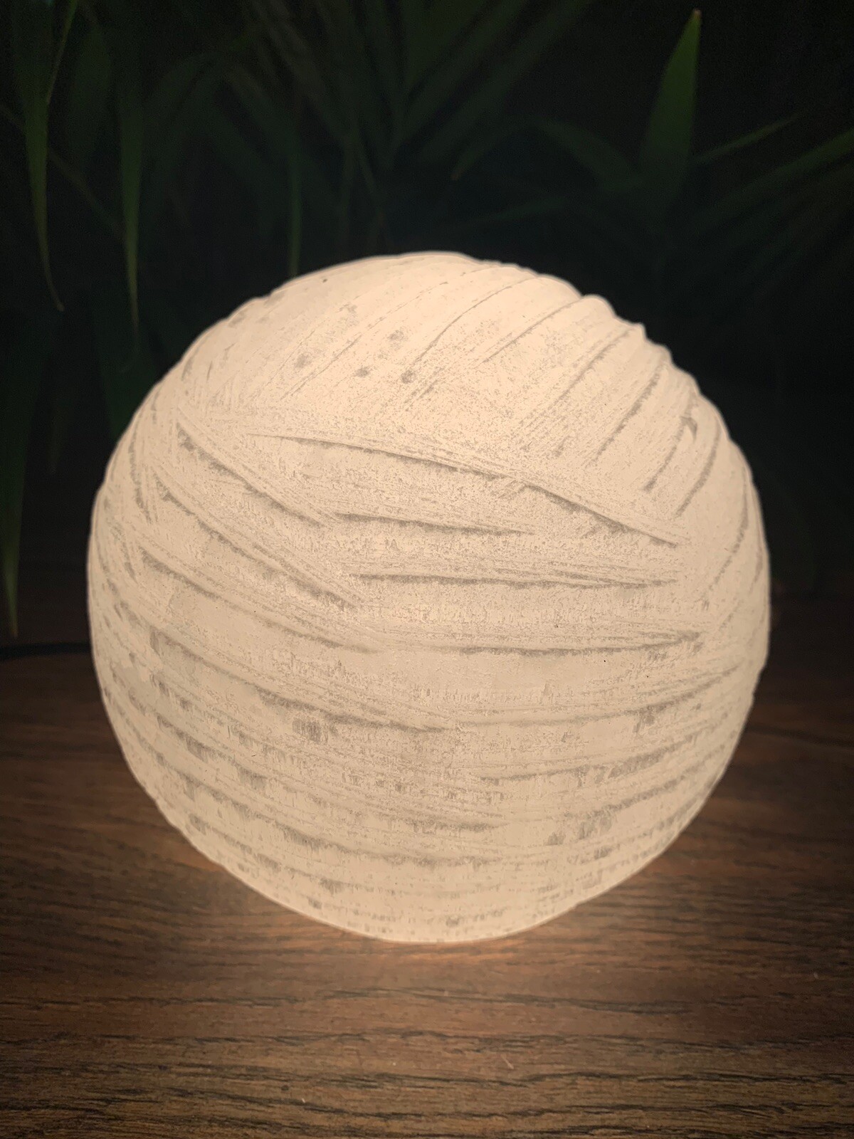 Selenite Lamp Selenite Sphere Lamp Crystal Ball Lamp Gemstone Lamp Snow Ball