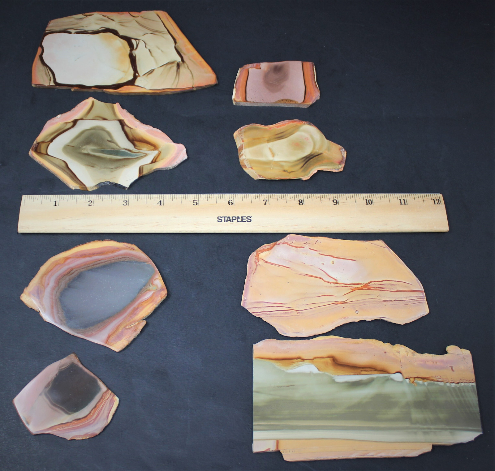 Natural Polychrome Jasper Slabs – Desert Jasper Crystal Slabs Wholesale Bulk Lot