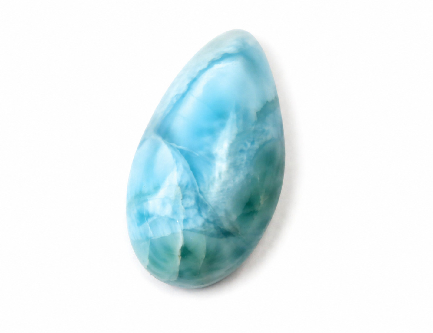 Exquisite Natural Sky Blue Larimar Teardrop Cabochon 26mm