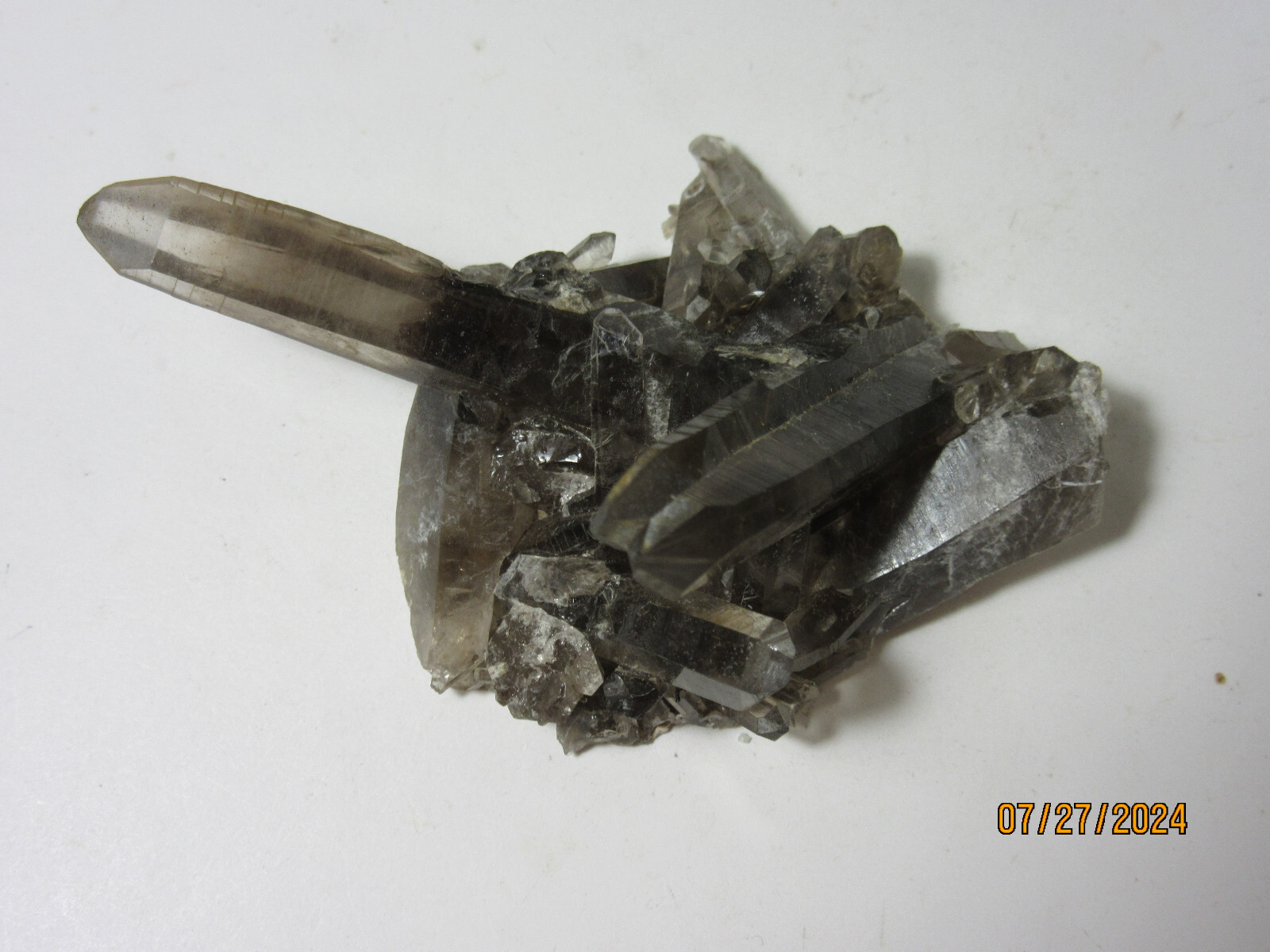 Smokey Quartz Crystal Point 3 1/4″ Cluster 2.12 oz. Collectible SQPCC-2.12-10