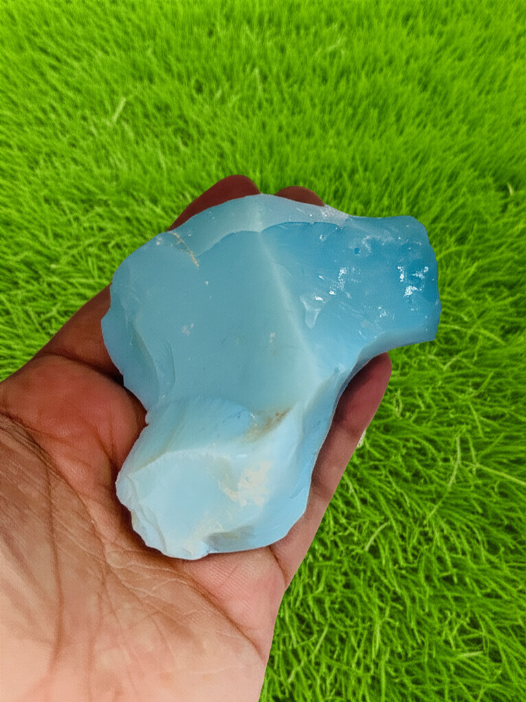 Natural Raw Blue Opal 800-900CT-Rough Gemstone for Lapidary Artists & Collectors