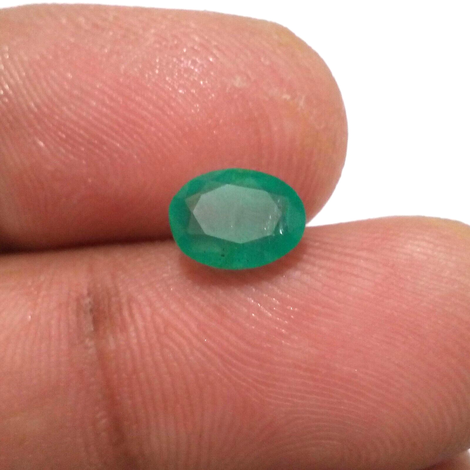 100% Natural Zambian Emerald Oval 1.80 Crt Faceted Ultimate Green Loose Gemstone