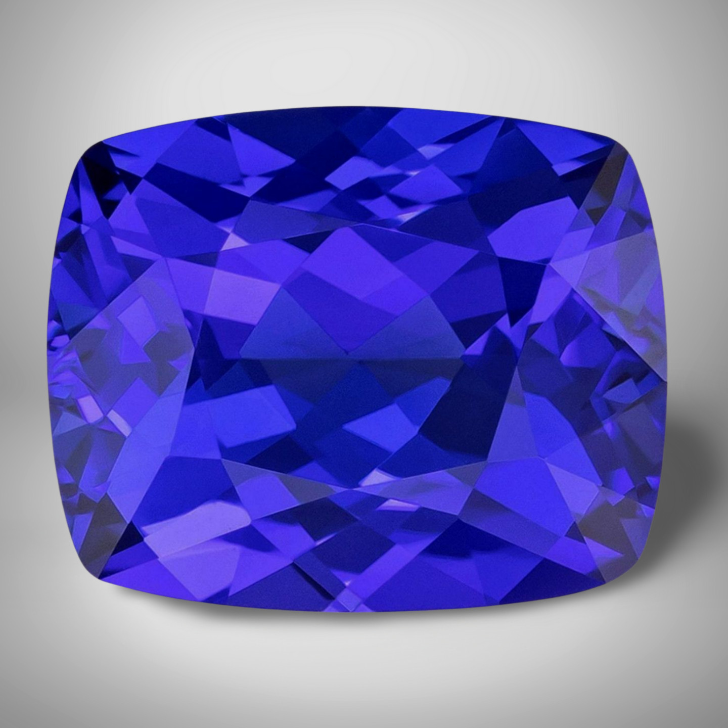 Tanzanite Cushion Cut Gemstone 1.20 Cts – 8×6 mm Calibrated Loose Gem
