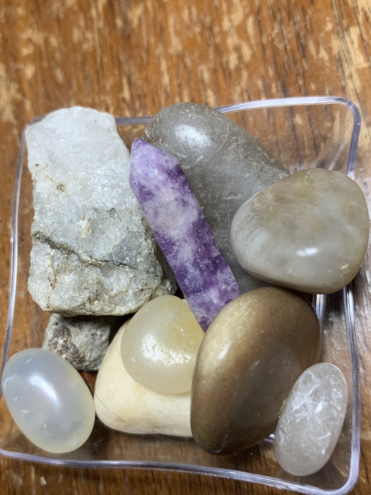 You’re Awesome Key Chain Gift & Mixed Natural Healing Crystals Bundle Lot CR26