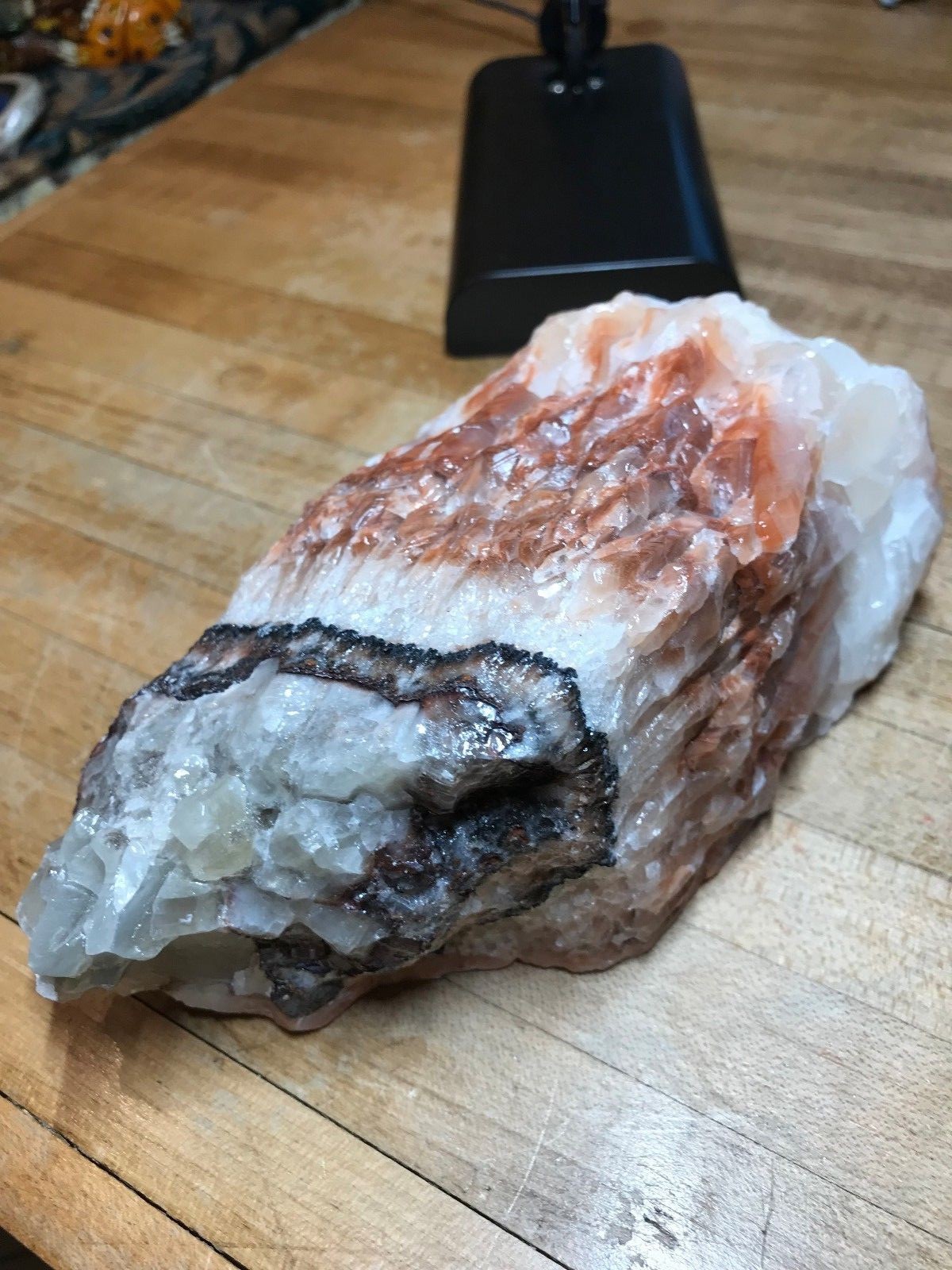 Multicolored Calcite Crystal Mineral Gemstone Medium Natural Rock Specimen 008
