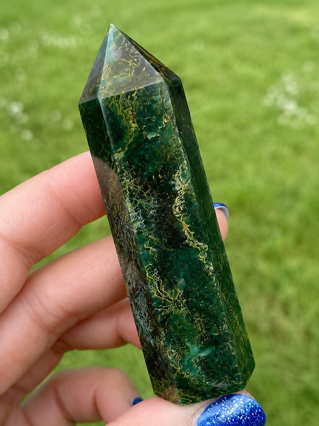 1 LB Wholesale Lot Natural Green Emerald Crystal Towers Healing Gemstone Points