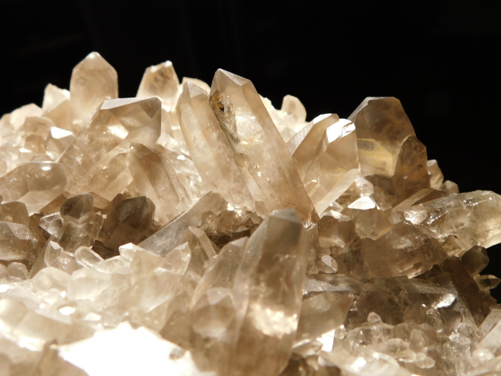 BIG! AAA SMOKY Quartz Crystal Cluster with Stand Brazil 1868gr