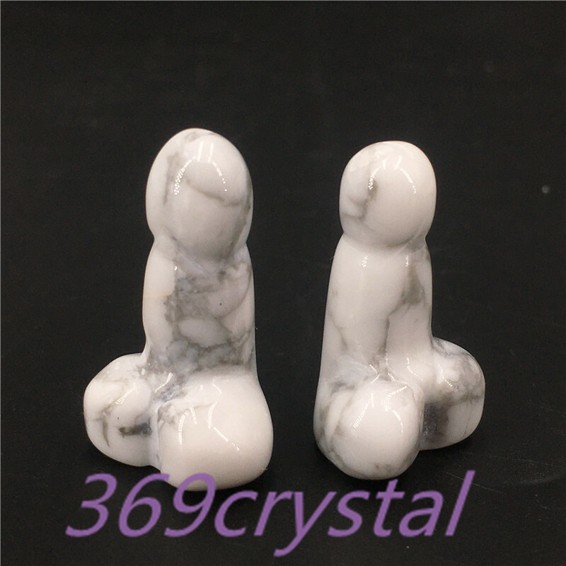 A lot of Natural mini Small Penis Quartz Crystal Massage Wand Healing wholesale