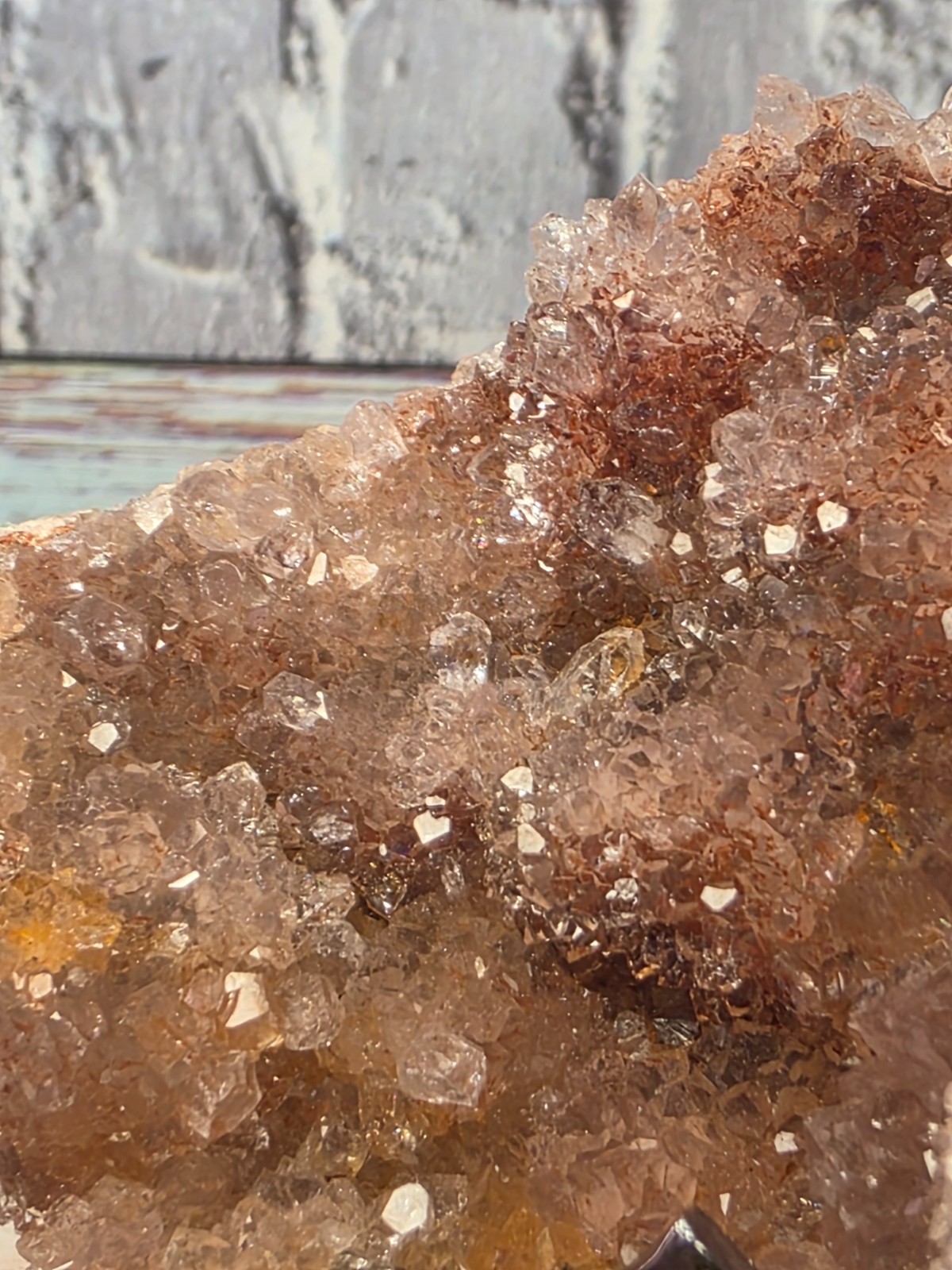 Patagonian Pink Amethyst Druzy Argentina Natural Crystal Specimen 104.14g